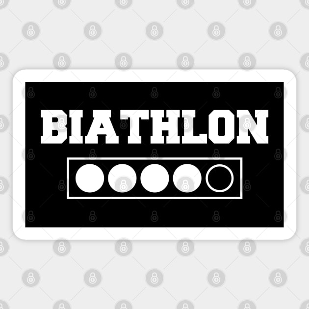 Biathlon Magnet by KC Happy Shop